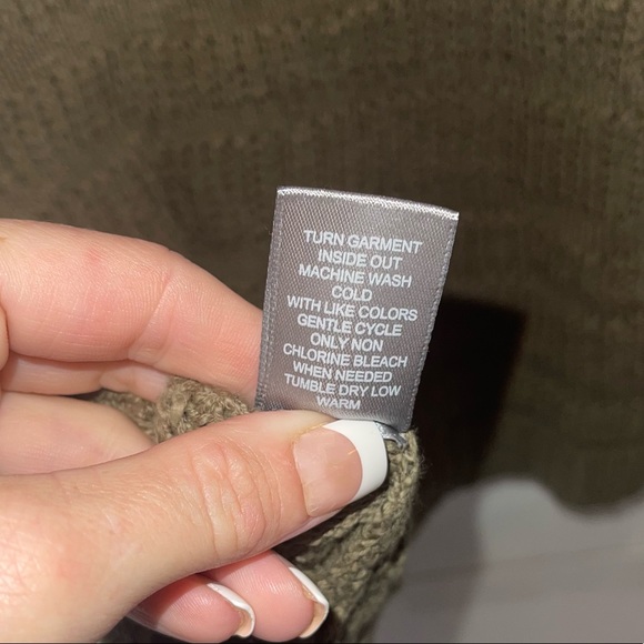 MARLED Olive Green Hooded Sweater M NWT - Picture 7 of 8